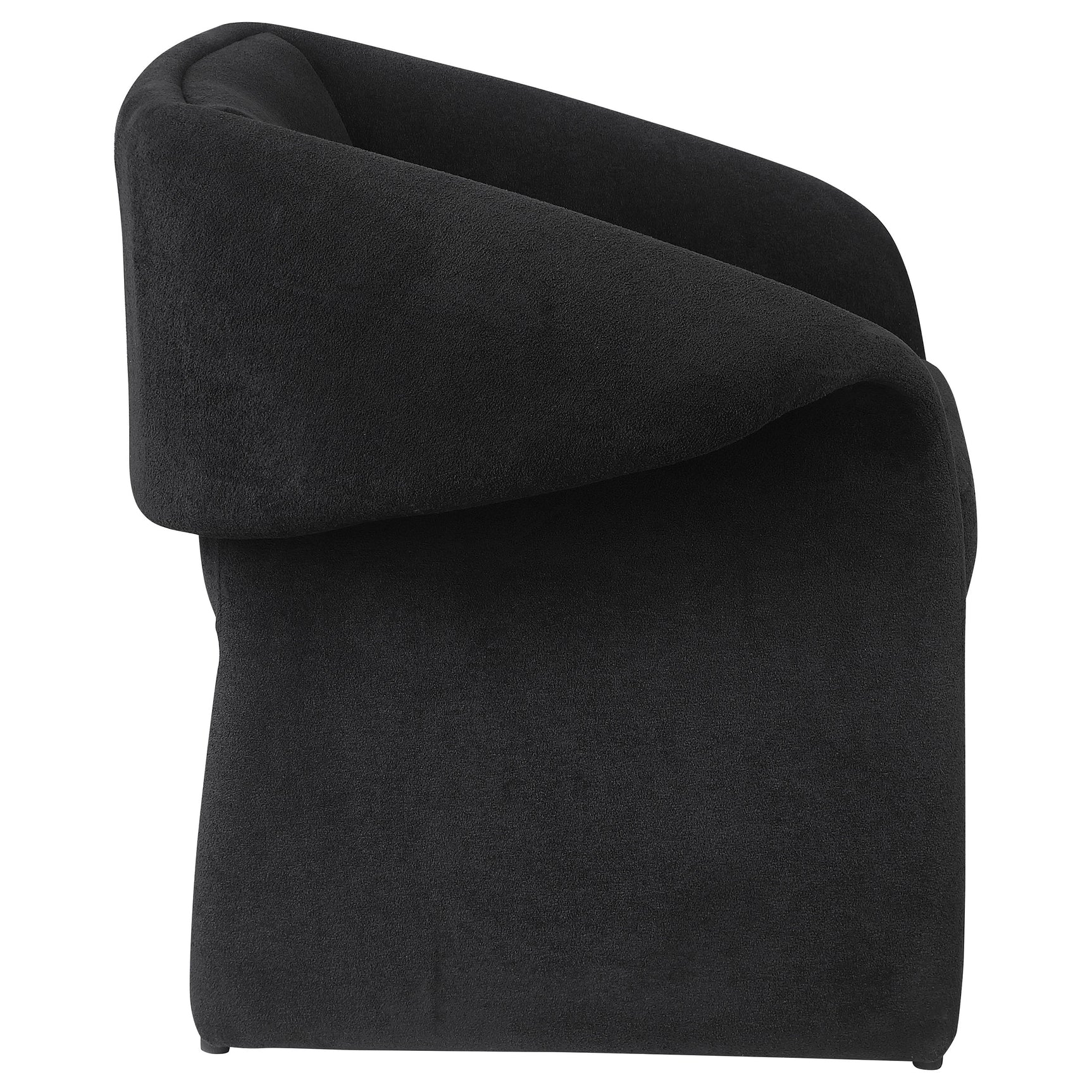 Ramsey Black Accent Chair - Ornate Home