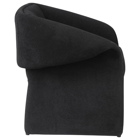 Ramsey Black Accent Chair - Ornate Home