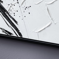 Ramsey Black/White Canvas - Ornate Home