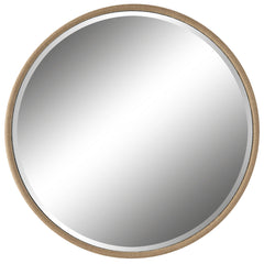 Ranchero Brown Natural Rope Round Mirror - Ornate Home