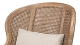 Randolph Beige Wing Chair - Ornate Home