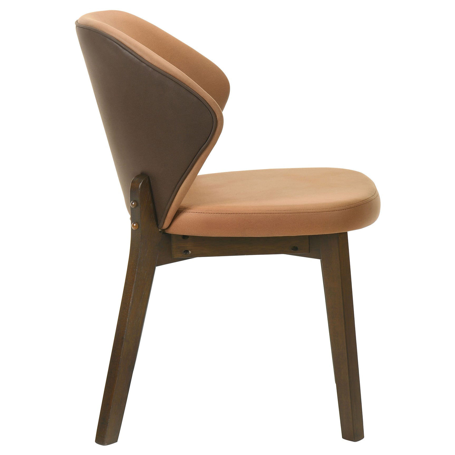 Randolph Butterscotch/Brown Dining Side Chair (Set of 2) - Ornate Home