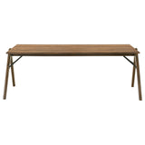 Randolph Sheesham/Brown 7-piece Rectangular Dining Table - Ornate Home