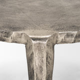 Randy Silver/Nickel Cast Aluminum Metal Coffee Table - Ornate Home