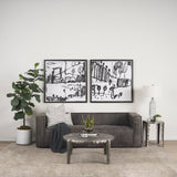 Randy Silver/Nickel Cast Aluminum Metal Coffee Table - Ornate Home