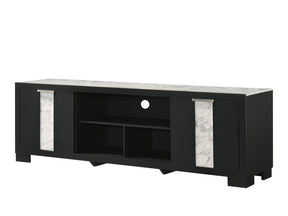 Rangley Black 72" TV Stand - Ornate Home