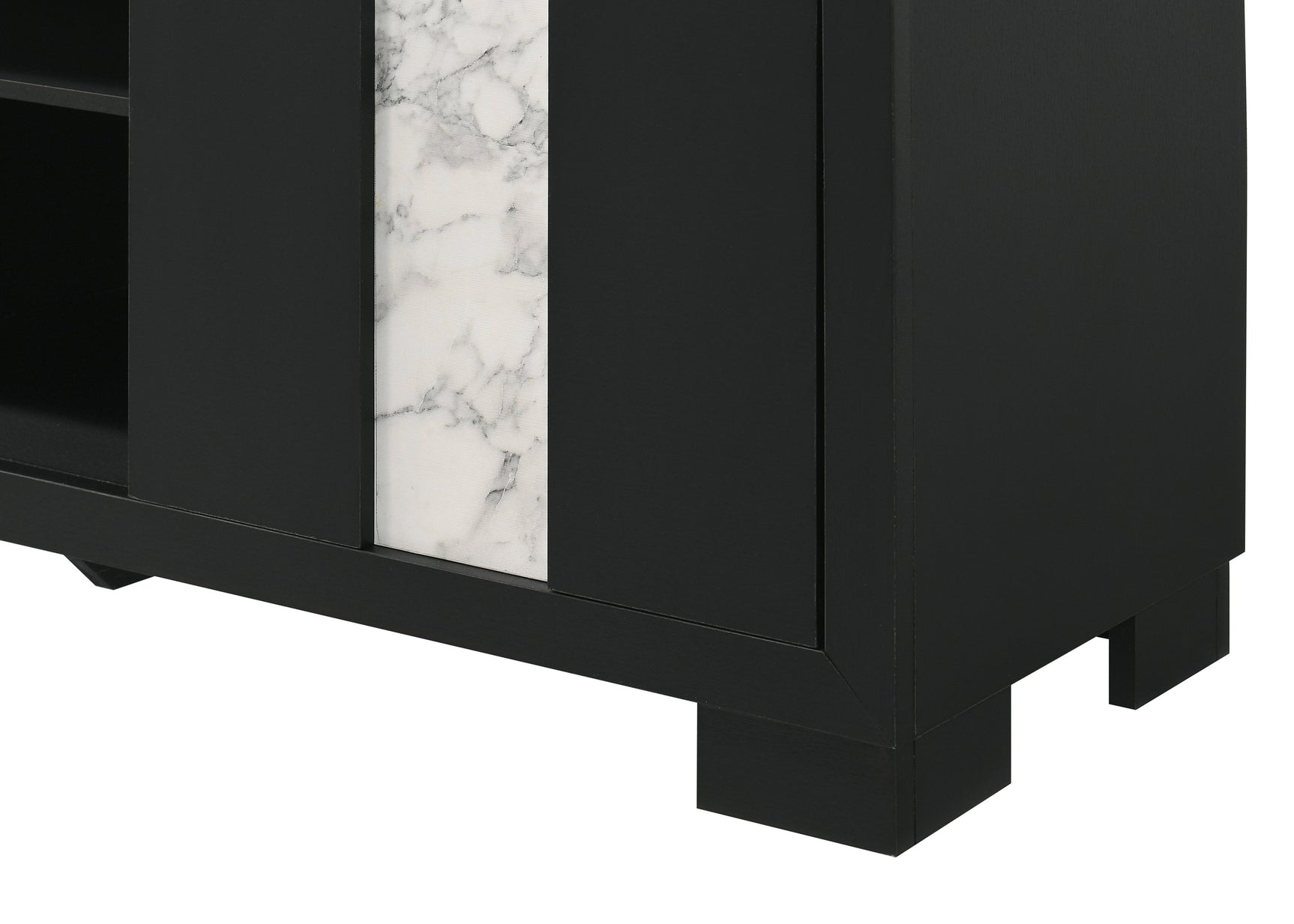 Rangley Black 72" TV Stand - Ornate Home