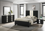 Rangley Black King Panel Bed - Ornate Home