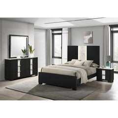 Rangley Black Nightstand - Ornate Home