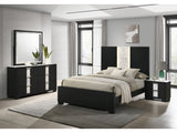 Rangley Black Panel Bedroom Set - Ornate Home