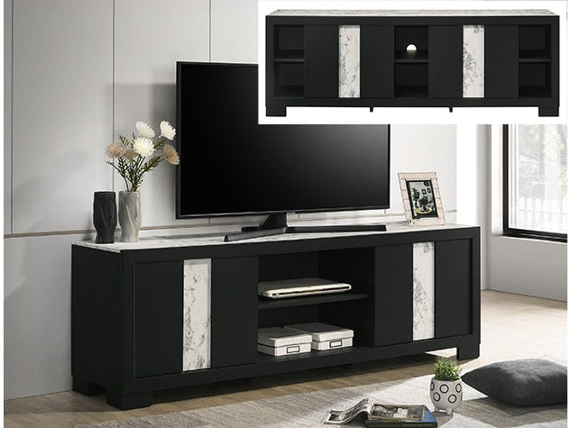 Rangley Black Tv Stand - Ornate Home