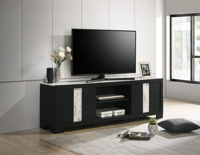 Rangley Black Tv Stand - Ornate Home