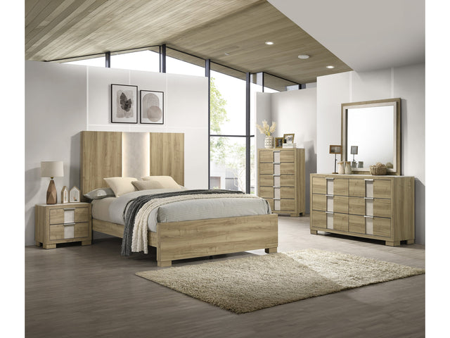 Rangley Driftwood Panel Bedroom Set - Ornate Home