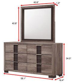 Rangley Natural Panel Bedroom Set - Ornate Home