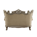 Ranita Champagne Loveseat w/6 Pillows - Ornate Home