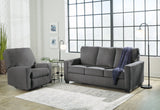 Rannis Pewter Full Sofa Sleeper and Recliner - Ornate Home