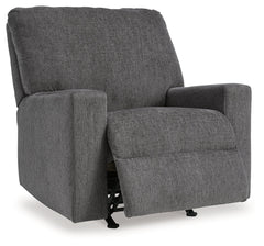 Rannis Pewter Recliner - Ornate Home