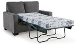 Rannis Pewter Twin Sofa Sleeper - Ornate Home