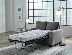 Rannis Pewter Twin Sofa Sleeper - Ornate Home