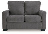 Rannis Pewter Twin Sofa Sleeper & Recliner (Online Special Price) - Ornate Home