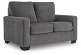 Rannis Pewter Twin Sofa Sleeper & Recliner (Online Special Price) - Ornate Home