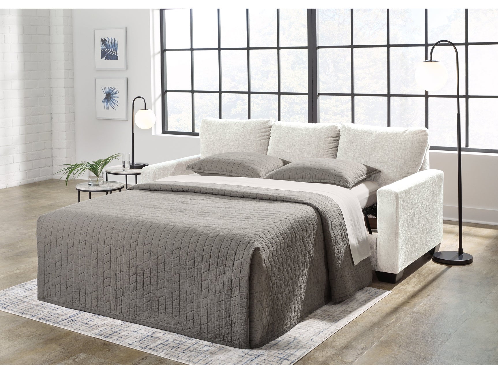 Rannis Snow Queen Sofa Sleeper - Ornate Home