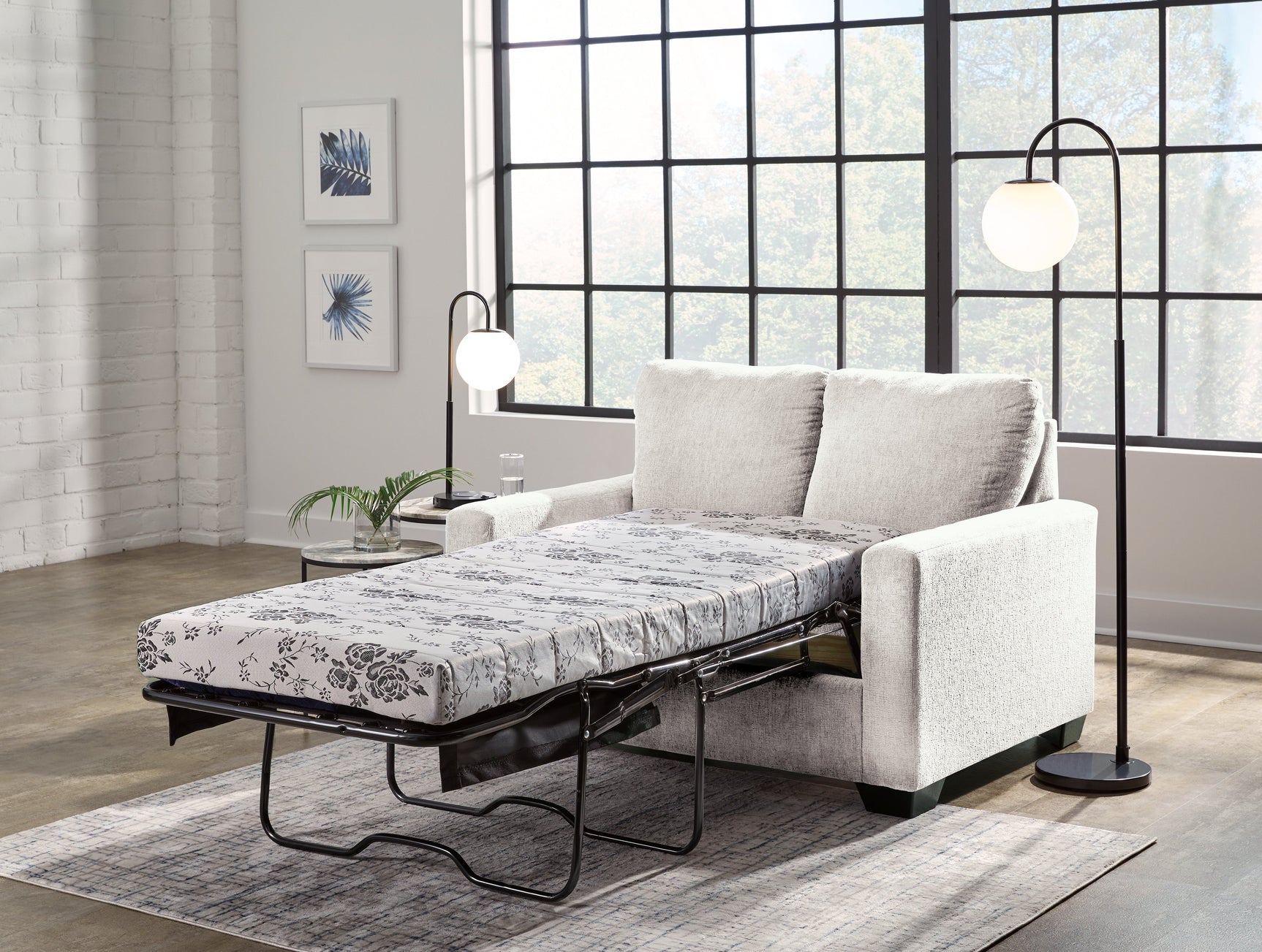 Rannis Snow Twin Sofa Sleeper - Ornate Home