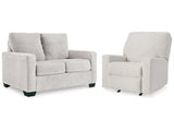 Rannis Snow Twin Sofa Sleeper & Recliner (Online Special Price) - Ornate Home