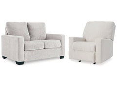 Rannis Snow Twin Sofa Sleeper & Recliner - Ornate Home