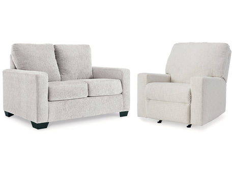 Rannis Snow Twin Sofa Sleeper & Recliner - Ornate Home