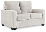 Rannis Snow Twin Sofa Sleeper & Recliner - Ornate Home