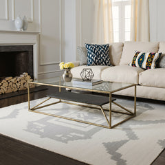 Ranol Brass Coffee Table - Ornate Home