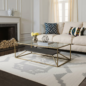 Ranol Brass Coffee Table - Ornate Home