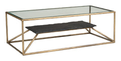 Ranol Brass Coffee Table - Ornate Home