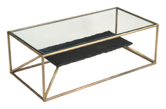 Ranol Brass Coffee Table - Ornate Home