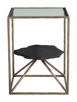 Ranol Brass Side Table - Ornate Home
