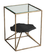 Ranol Brass Side Table - Ornate Home