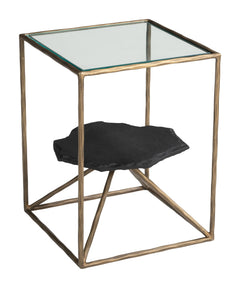 Ranol Brass Side Table - Ornate Home
