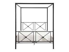 Rapa Black Queen Platform Bed - Ornate Home