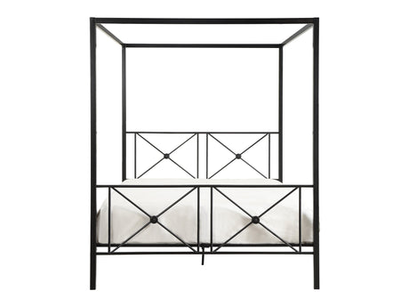 Rapa Black Queen Platform Bed - Ornate Home