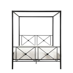 Rapa Black Queen Platform Bed - Ornate Home