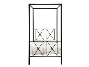 Rapa Black Twin Platform Bed - Ornate Home