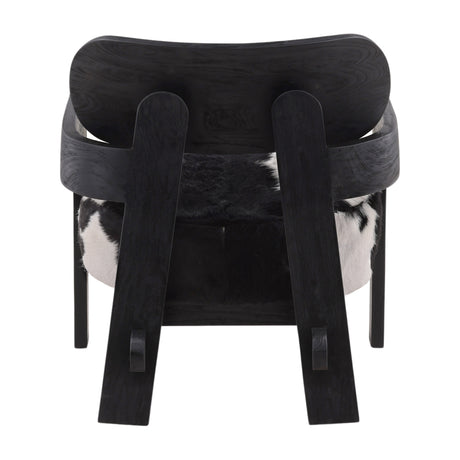 Raphael Black/White Occasional Chair - Ornate Home