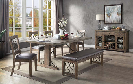 Raphaela Rectangular Dining Table - Ornate Home