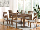 Rapidview Walnut/Light Gray 7 Pc. Dining Room Set - Ornate Home