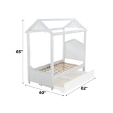 Rapunzel White Twin Bed - Ornate Home