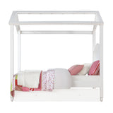 Rapunzel White Twin Bed - Ornate Home