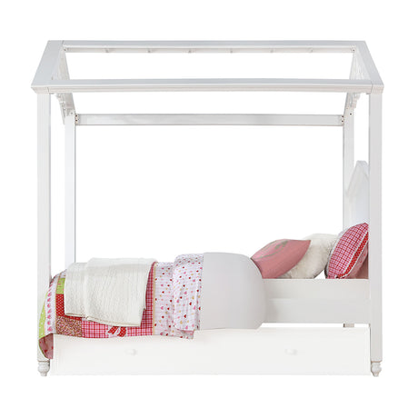Rapunzel White Twin Bed - Ornate Home