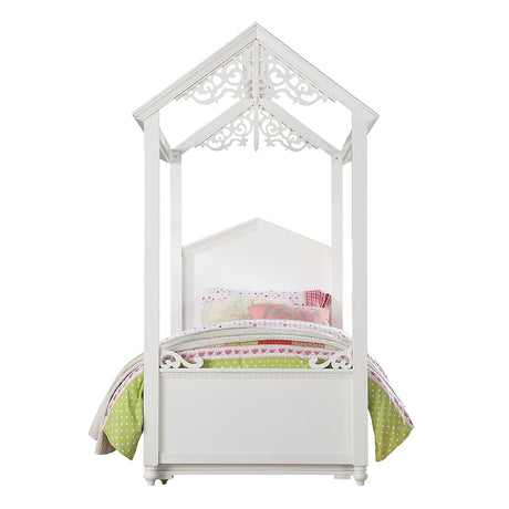 Rapunzel White Twin Bed - Ornate Home