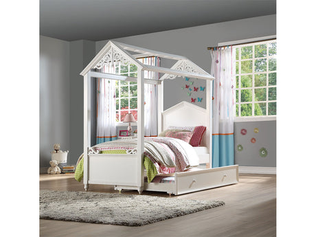 Rapunzel White Twin Bed - Ornate Home